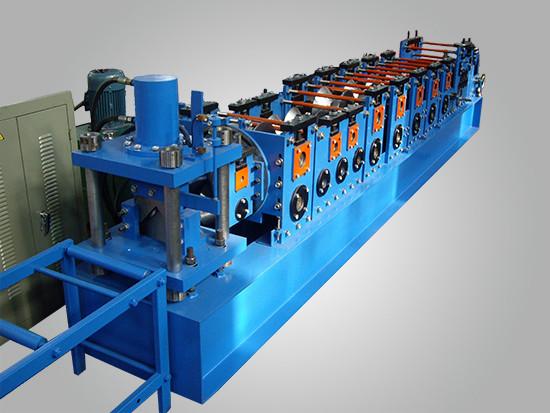 JH21-125 Hydraulic Press Metal Shelf Rack Roll Forming Machine Chain Drive 1.5-2