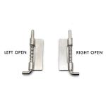304 Stainless Steel Spring Loaded Latches Lock Hinge Security Bolt Barrel