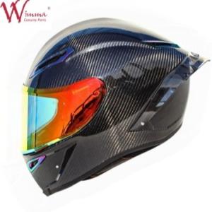 China Full Face Motorcycle Helmet Retro Carbon Fiber Excellent Ventilation Comfort And Fit wholesale