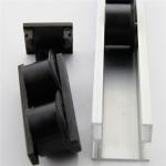 ESD 6063 Aluminum Flow Roller Track JY 2049A With Flange