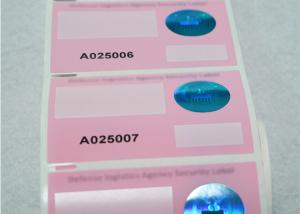 China Custom Logo Design Hot Stamping Labels Matte Finished For Products Security wholesale