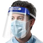 Anti Fog Disposable Protective Face Shield PET Spatter Prevent Protection