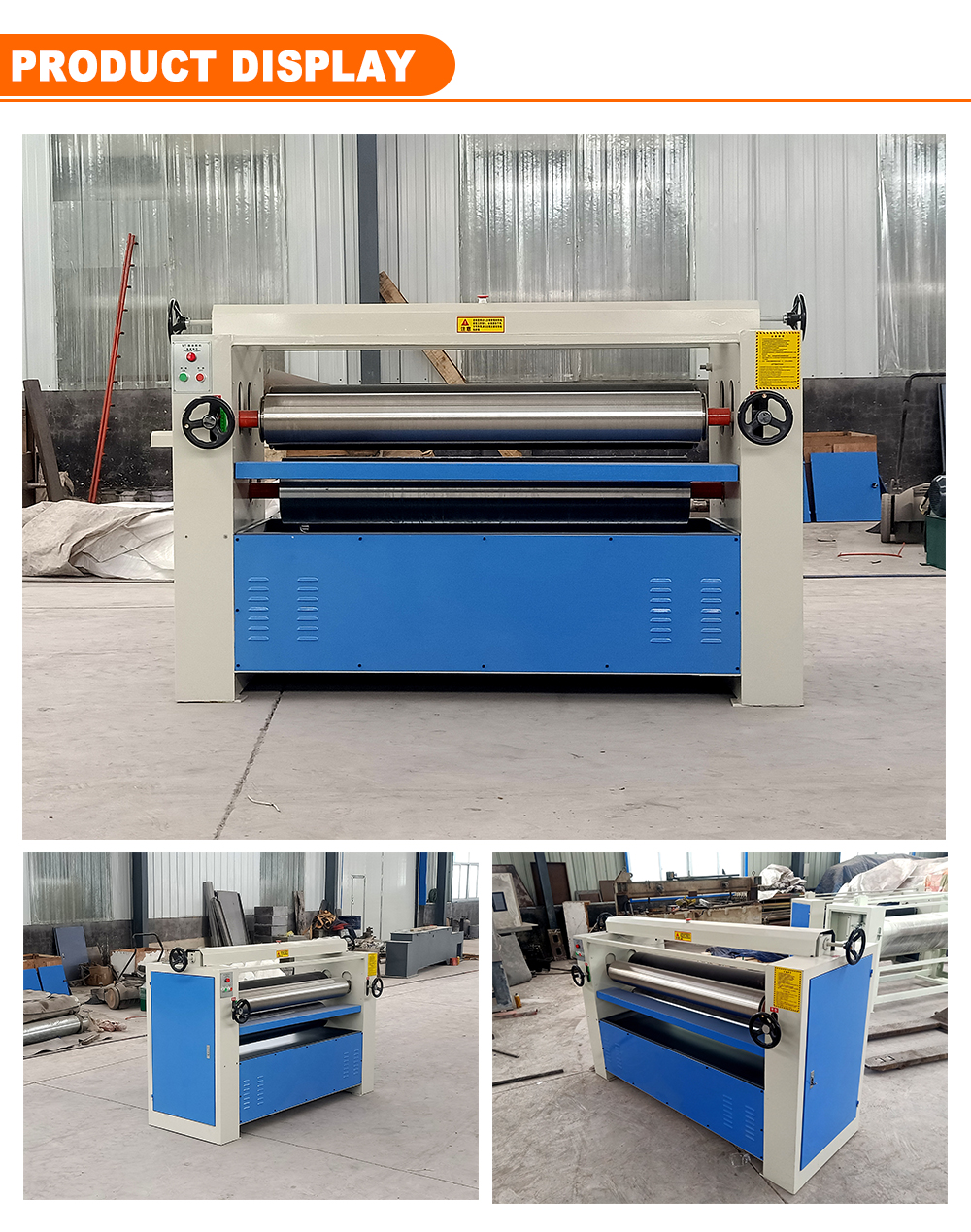 600 KG Weight MT6113 Glue Spreader / MDF Roller Spreading Machine with High Accuracy