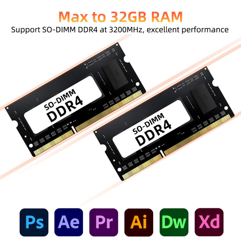 10 Core Processor Mini Gaming Pc AMD R7 4700U CPU 2*DDR4 RAM NVME SSD HD VGA RJ45 WIFI6 For Windows 10 OS And Gaming