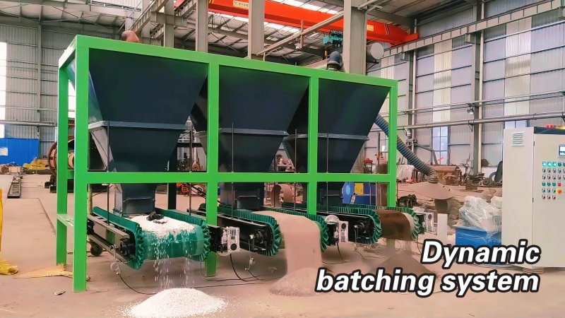 Large Scale Fertilizer Blending System Industrial Batch Mixers Fully automatic