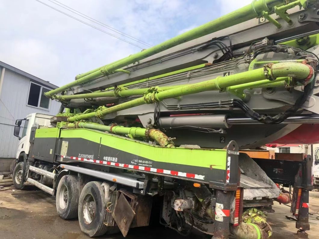 20 Years Zoomlion 52 Meters Used Concrete Pump Truck for Sale
