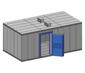 China Fingerprint Lock Vault Safe Room , Big Bank Security Room With UL Certified wholesale