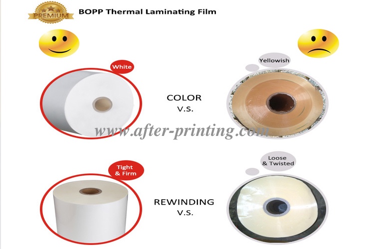 lamination film roll product quality comparison