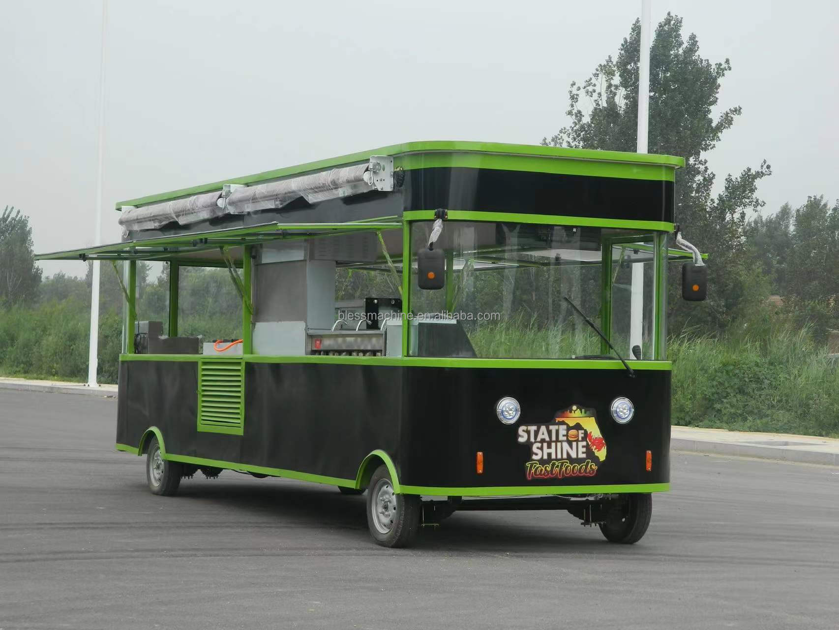 Electricity Supply Super Performance Mobile Food Cart with Low Investment