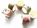 CMYK 6 Colors Fresh Fruits Washi Tape Stickers