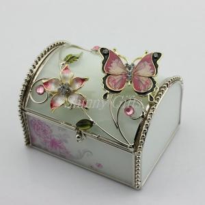 China Shinny Gifts High Quality New Arrival Hexagon Elegant Glass Jewelry Box wholesale