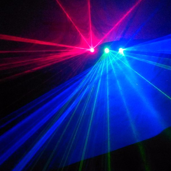 30W IP33 Laser Stage Lighting , Fluorescent Disco Laser Lights For Disco Nightclub