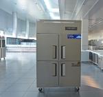 Commercial Vertical Stand Refrigerator Freezer -6 -15C Stainless Steel Kitchen