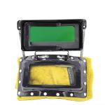 Solar Powered Leather Welding Mask Glasses Head Wearing Foldable Full Face Mask