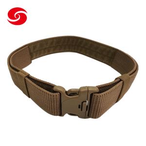 China China Xinxing Khaki Color PP Adjustable Airsoft Military Canvas Army Tactical Waist Belt with Plastic Buckle wholesale