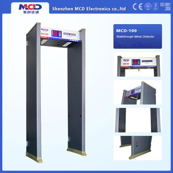 Economical Security Inspection Door , Practical 6 zones Walkthrough Metal