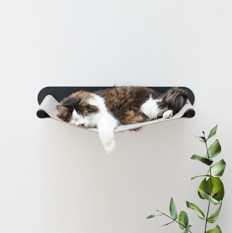 Wall-Mounted Cat Climbing Bracket Individual Shelf for Active and Entertained Felines