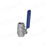 Manual Stainless Steel Female Thread Connection 2PC Ball Valve for Water Pipe