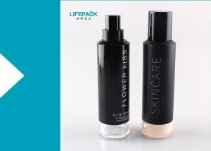 China Fancy Cap Airless Pump Bottles Cosmetic , 35ml Empty Foundation Bottle With Pump wholesale