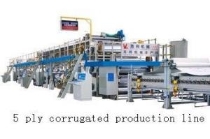 China Electric Corrugated Box Making Equipment , 250 m/m Corrugated Production Line wholesale