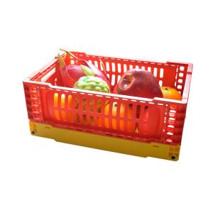 China Food Grade PP Plastic Folding Storage Crate 5L Multicolor wholesale