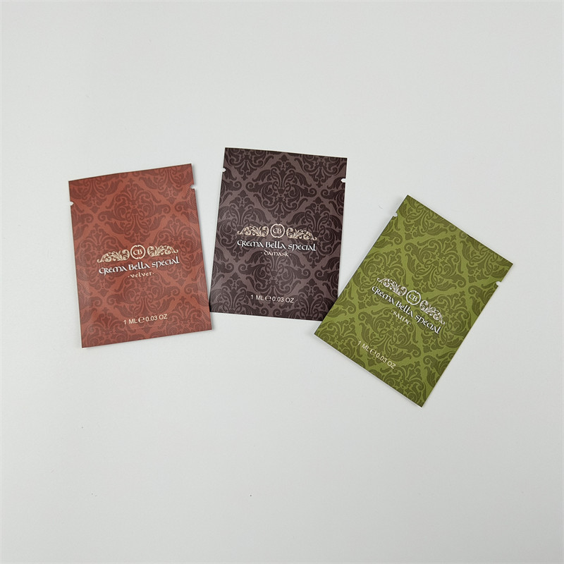 Snacks and Coffee Bean Small Foil Pouch Packaging For Samples