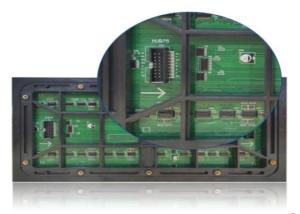 China Universal Cabinet Outdoor LED Display Module Super Brightness Color Uniformity Anti Collision wholesale