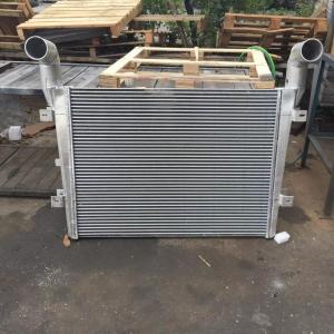 China Standard Size Aluminum Intercooler Radiator For  385C Cooling System wholesale