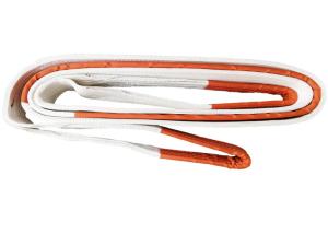China Four Ply Polyester 50T Web Slings Industrial Processing Industries Lifting Belt wholesale