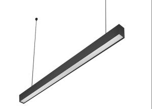 China Aluminum office home indoor led linear light suspended 3960lm wholesale