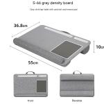 Upholstered Laptop Work Tray and Gaming Table Adjustable Frame 1100-1800mm for