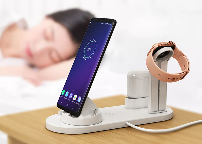 OEM QI Standard 10W 3 In 1 QI Wireless Charger