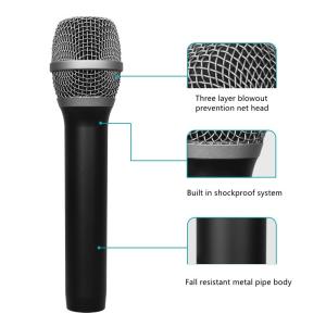 China Metal Mesh Head Studio Condenser Microphone 65dB SNR Podcast Streaming wholesale