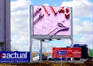 China Outdoor P10mm Fixed Installation 800x1200mm Waterproof aluminum Cabinet LED Display For Outside Street Led Display wholesale