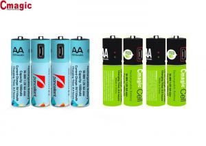 China 1.2v 450mah / 1000mah Bluetooth Phone Accessories Micro USB Rechargeable AA Batteries on sale