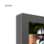55inch Exterior Floor Standing Outdoor Digital Signage 2500 Cd/M2 LCD Advertisin