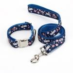 Durable Reflective Harness Leash Set Comfortable Dog Collar Leash
