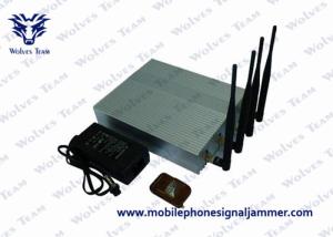 China Mobile Phone Remote Control Jammer 10m - 40m Shielding Radius 11W Power wholesale