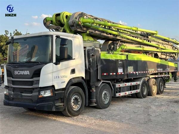 Zoomlion Pump Truck ZLJ5540THBSF 67X-6RZ Manufactured In 2021 Used Construction