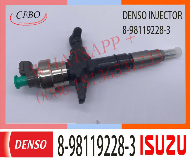 8-98119228-3 Diesel Fuel Common Rail Injector 095000-8370 For Denso Isuzu 4JJ1