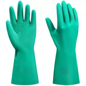 China Automobile Repair Garage Using Chemical Protective Gloves Nitrile Material wholesale