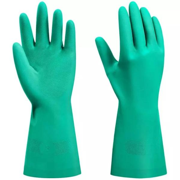Chemical cleaning of industrial oil resistant wear waterproof gloves safety