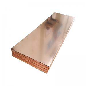China Annealed Pure Copper Sheet Bright Surface Heat Treating on sale