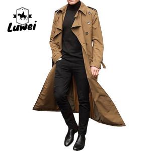 China 2022 Fashion Plus Size Outerwear Chaqueta Hombre Utility Palto Trench Male Cardigan Windbreaker Men Jacket wholesale