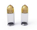 Zinc Alloy Crystal Zamak Perfume Caps In Gold Color For Durable And Elegant