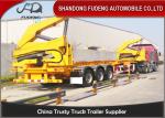 2 / 3 / 4 Axle Side Loader Trailer 37 Tons Lifting Capacity Mechanical