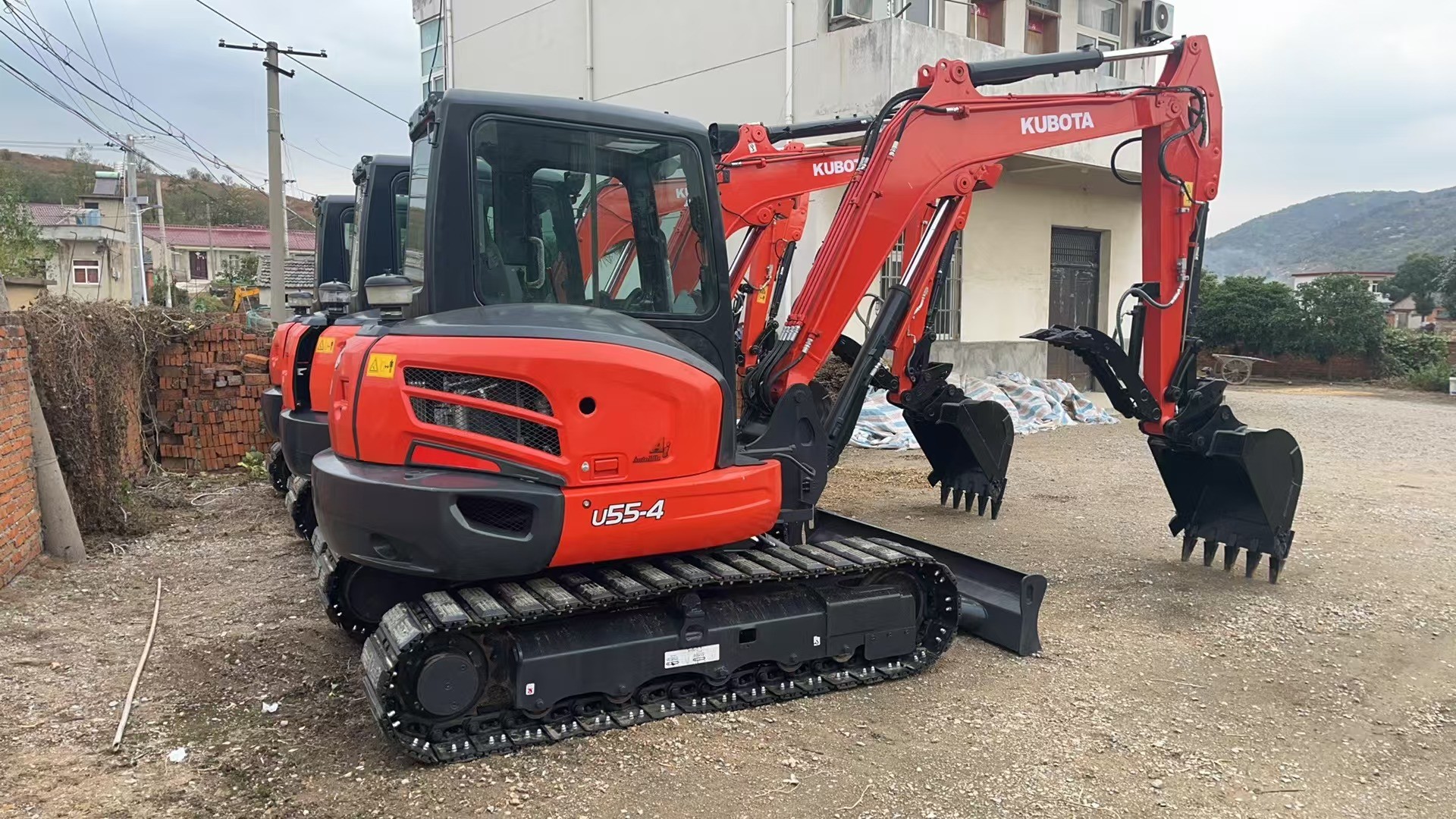 Second Hand Machinery Hydraulic Compact Kubota 5 Ton U55-4 Mini Excavator