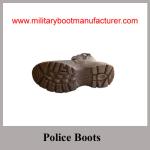Wholesale China Man-made PU Leather Khaki Color Police Desert Boot