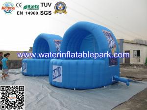 China Blue Inflatable Advertidsing Tent , 2 Person Clear Inflatable Lawn Tent wholesale