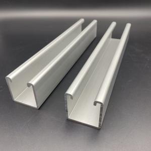 China Aluminum Unistrut Channel Plain Slotted Support Aluminum Strut Channel Rail wholesale